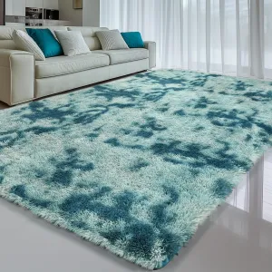 Sour Lemon Area Rugs 9x12 Living Room, Large Area Rug Shag Shaggy Carpet Soft Plush Furry Bedside Rug, Machine Washable Area Rugs for Bedroom Kids Girls Boys Home Decor Anti Slip