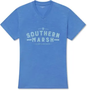 Southern Marsh Danielle V Neck Tee - Slub
