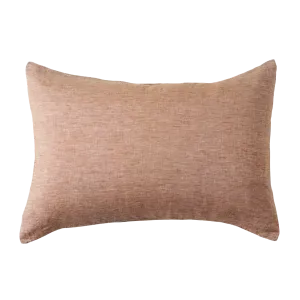 SOW marl linen pillowcase set standard cinnamon