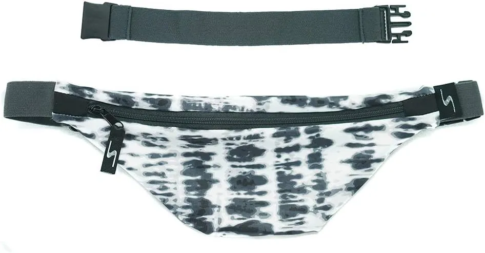 Sprigs Fit Belt 1 Pocket Slim Fanny Pack for Women & Men, A Sweat Resistant Waist Pack That Can Be Hidden. Money Belt and Fanny Pack Used for Fitness, Travel, Working Out, & Running