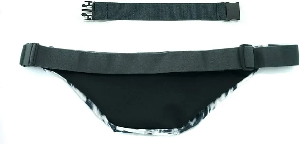 Sprigs Fit Belt 1 Pocket Slim Fanny Pack for Women & Men, A Sweat Resistant Waist Pack That Can Be Hidden. Money Belt and Fanny Pack Used for Fitness, Travel, Working Out, & Running