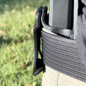 Stealth Black USA IWB Hybrid Concealed Carry Holster (Right-Hand, for Ruger LC9,LC9s,LC380,EC9,EC9s w/Crimson Trace 412)