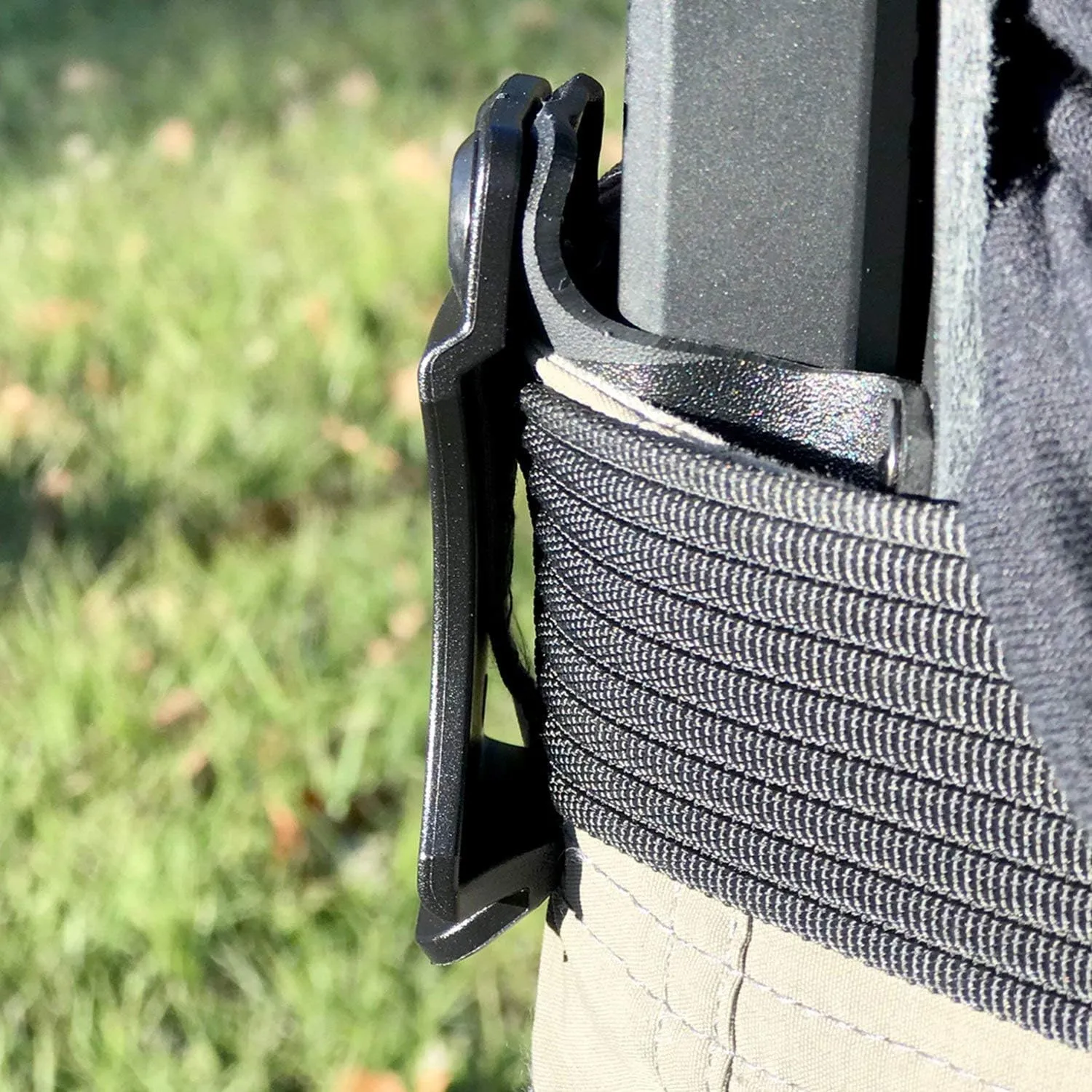 Stealth Black USA IWB Hybrid Concealed Carry Holster (Right-Hand, for Ruger LC9,LC9s,LC380,EC9,EC9s w/Crimson Trace 412)