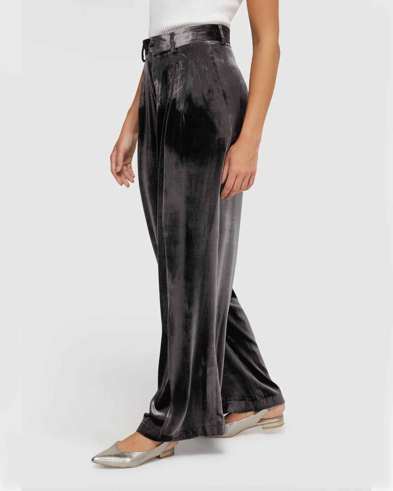 Stella Silky Velvet Pants
