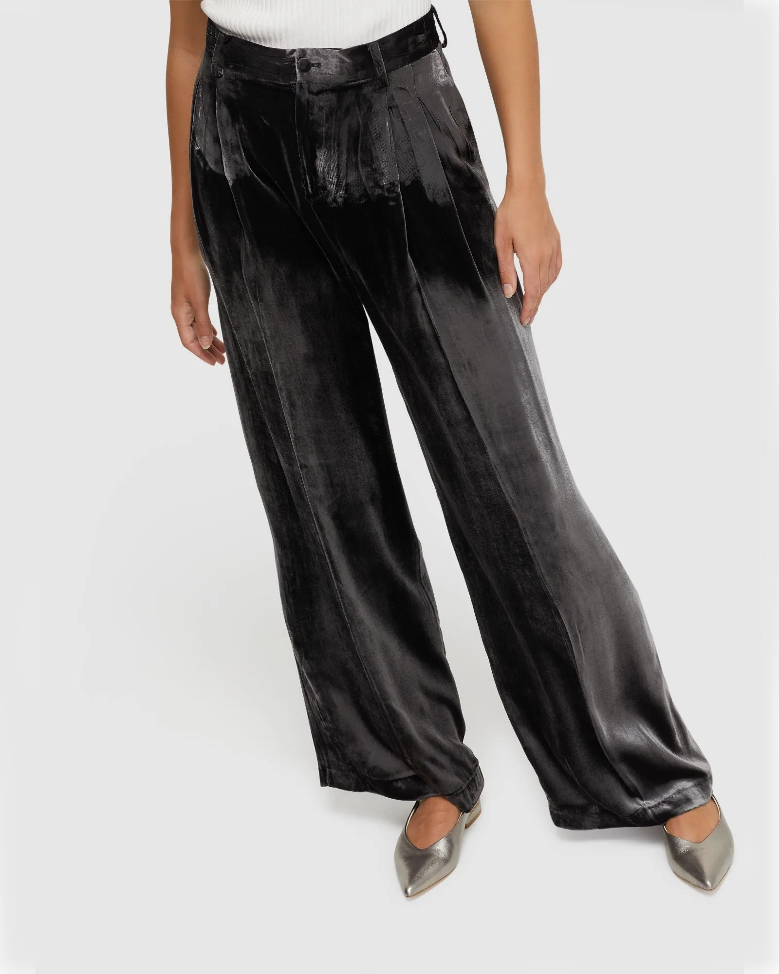 Stella Silky Velvet Pants
