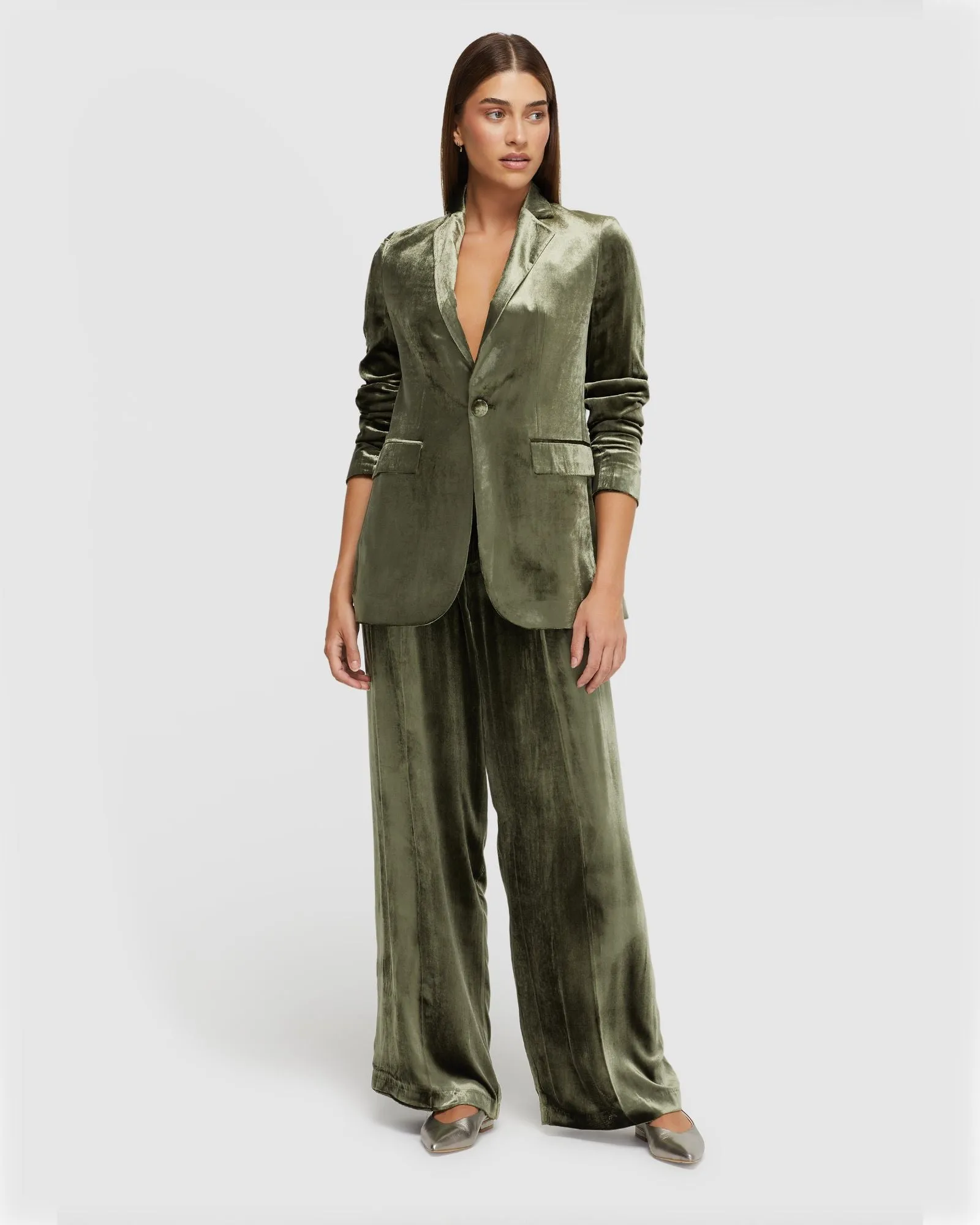 Stella Silky Velvet Pants
