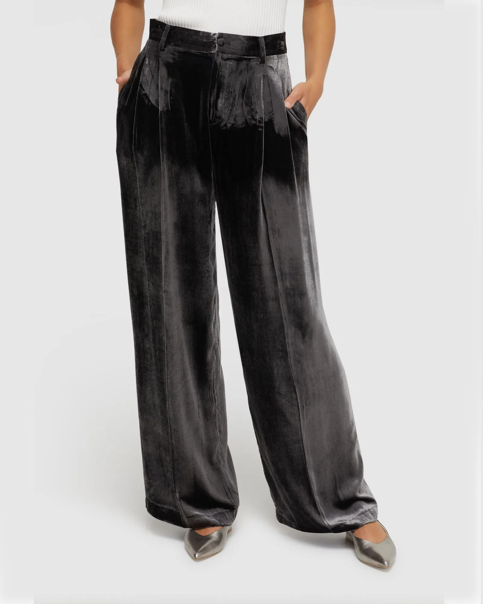 Stella Silky Velvet Pants