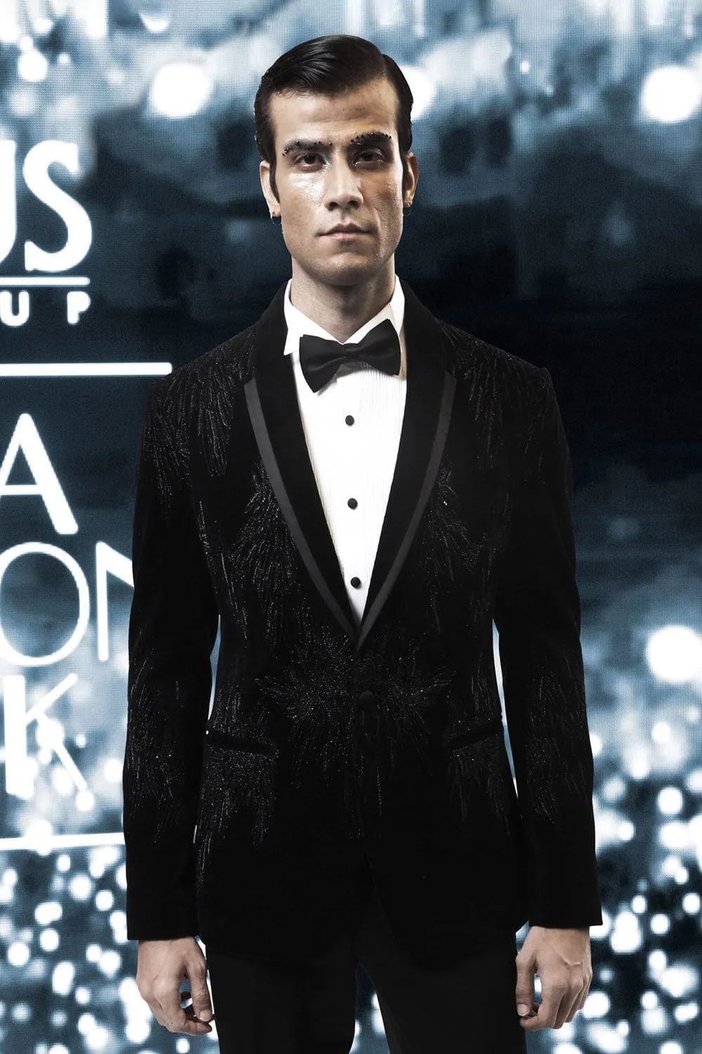 Steren Noir Embellished Tuxedo
