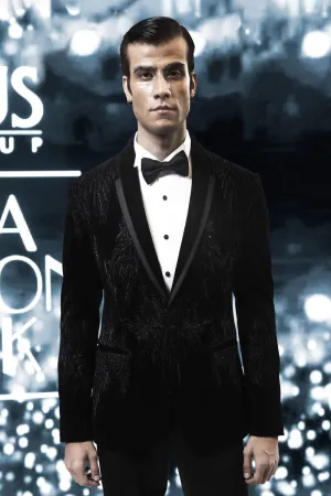 Steren Noir Embellished Tuxedo