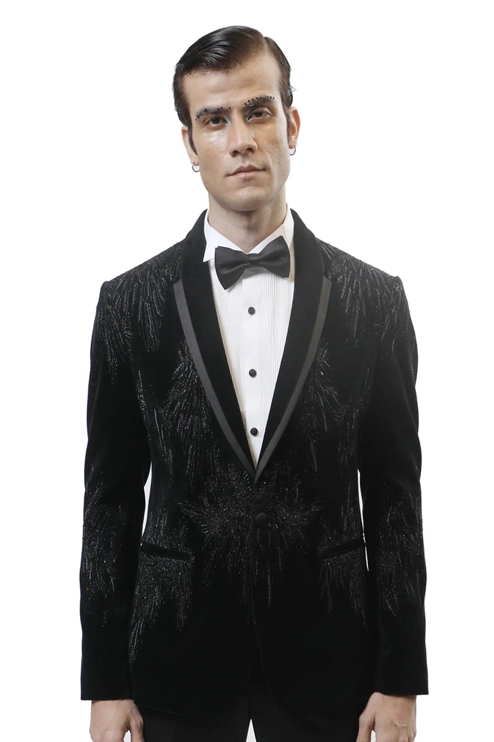 Steren Noir Embellished Tuxedo