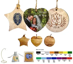 Stock Wood Ornaments