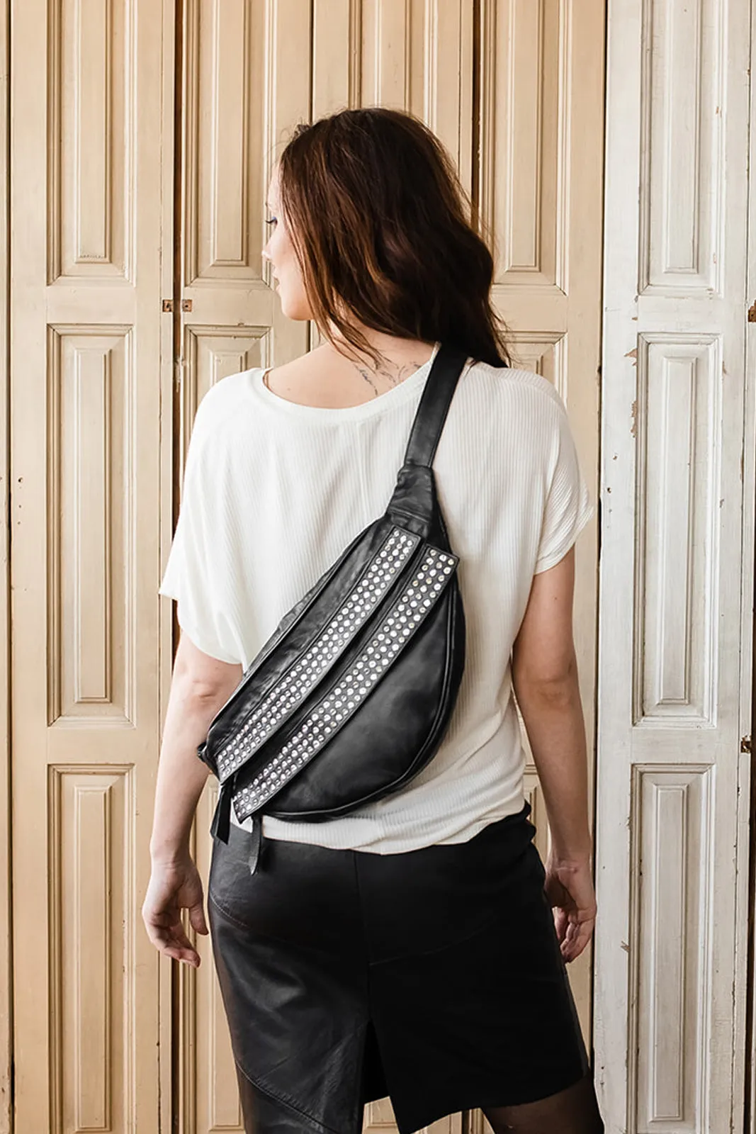 Studded Cross Body Bag
