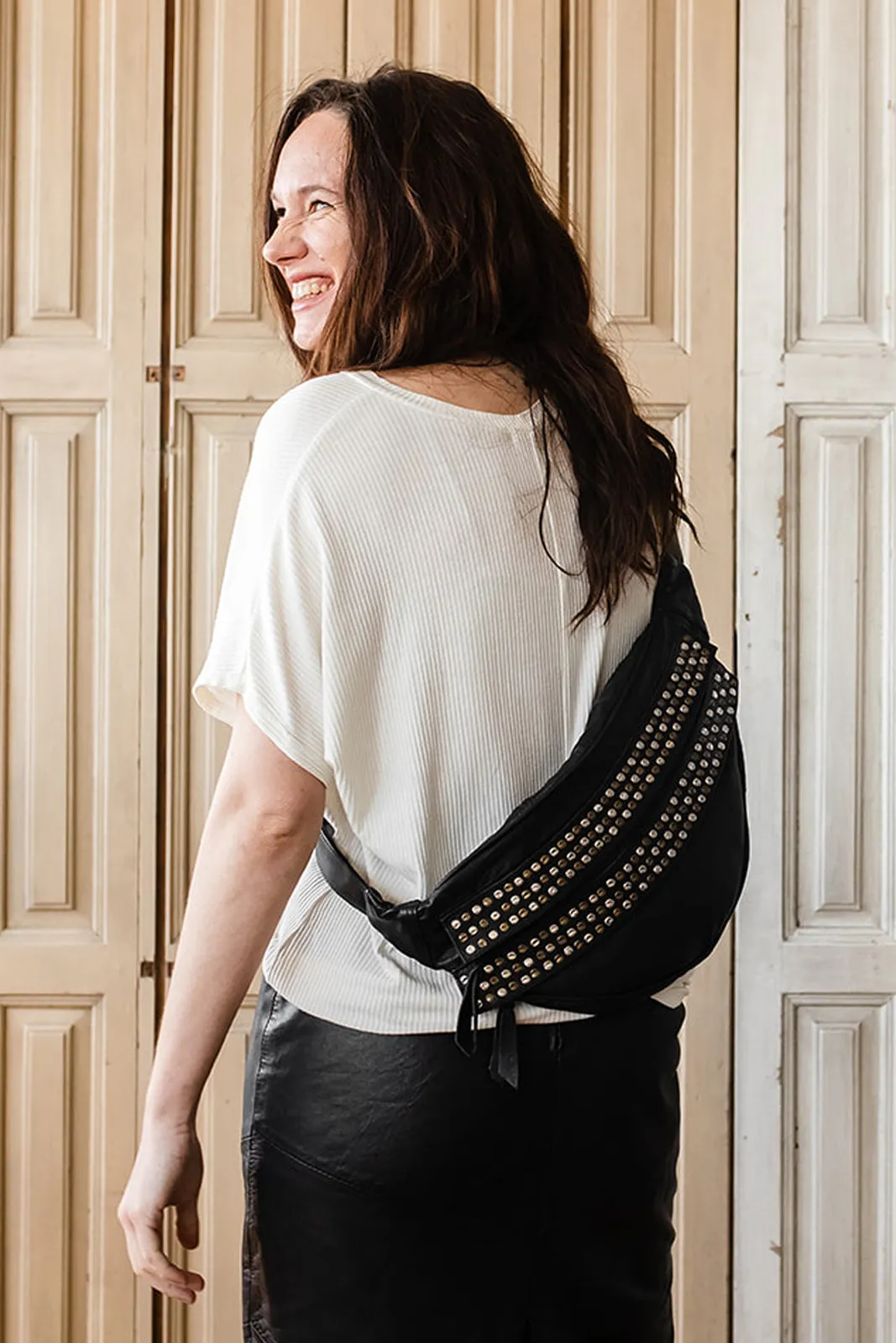 Studded Cross Body Bag