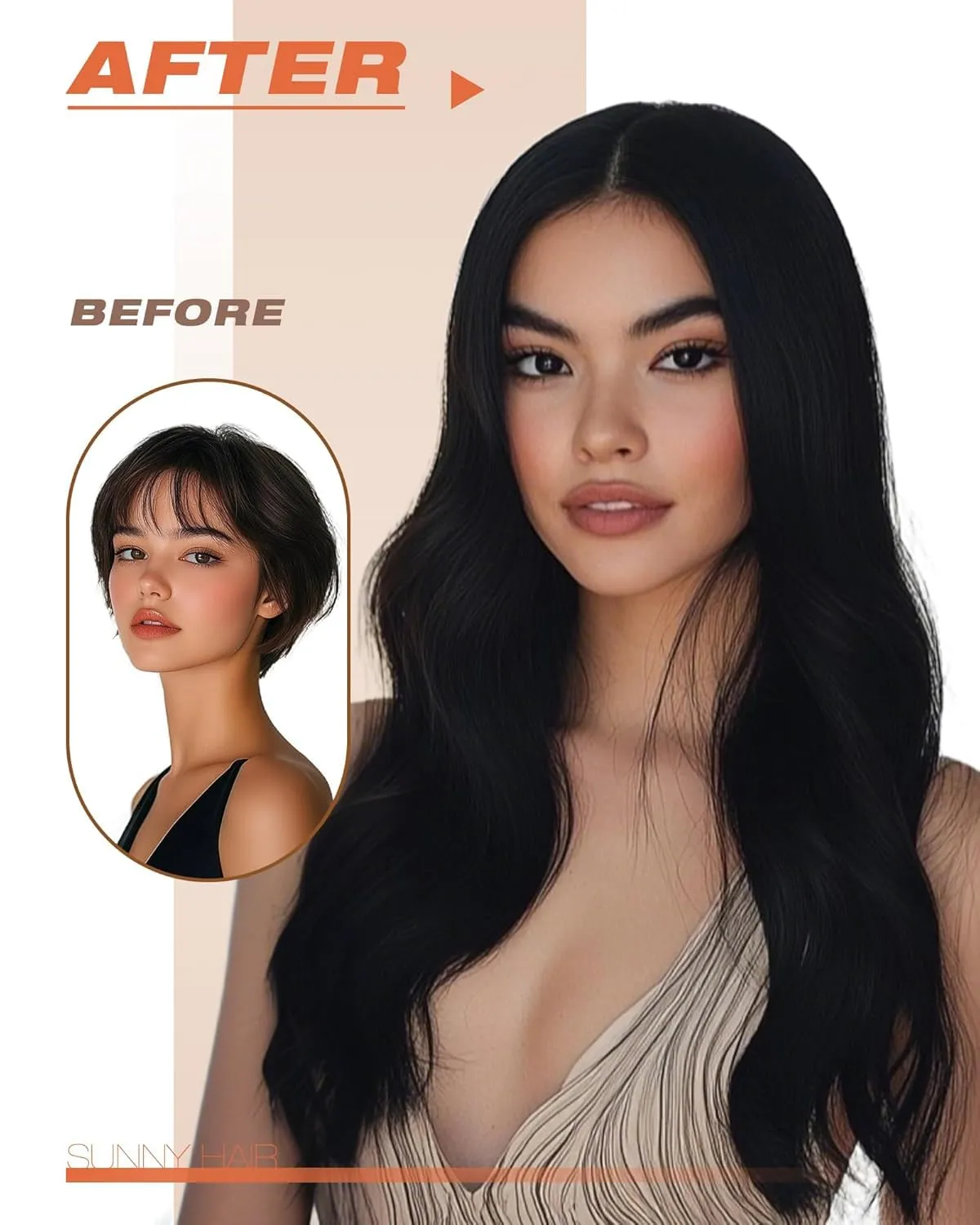 Sunny Hair Tape in Hair Extensions Real Human Hair Invisible Remy Hair Extensions Tape ins for Women Jet Black 22 inch 20Pcs 50G