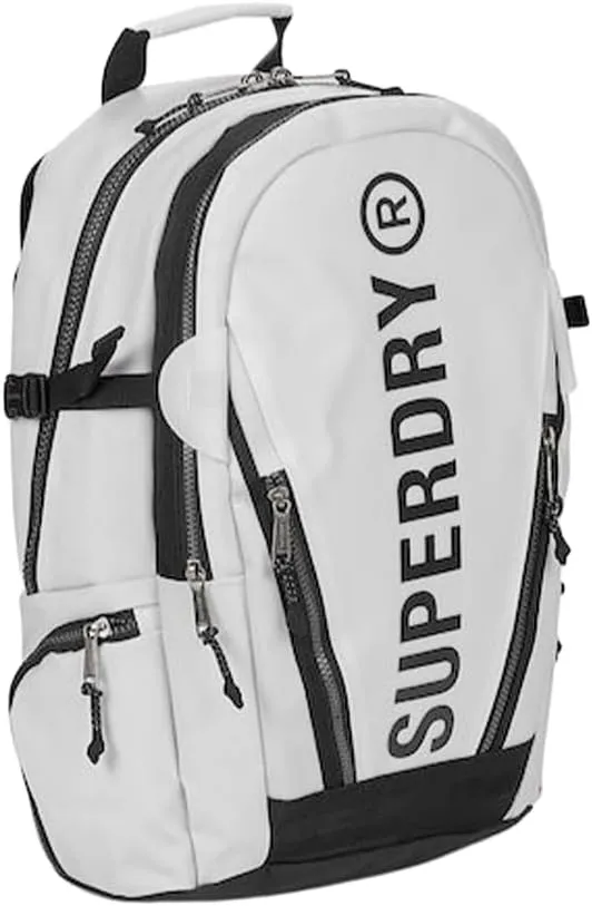 Superdry Women's Tarp Backpack, White, Einheitsgröße, Classic