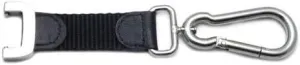 Swiss Army Brand Black Nylon/Leather Clip