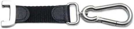 Swiss Army Brand Black Nylon/Leather Clip