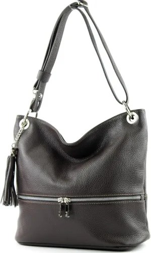 T143 - Italian leather shoulder bag cross body bag