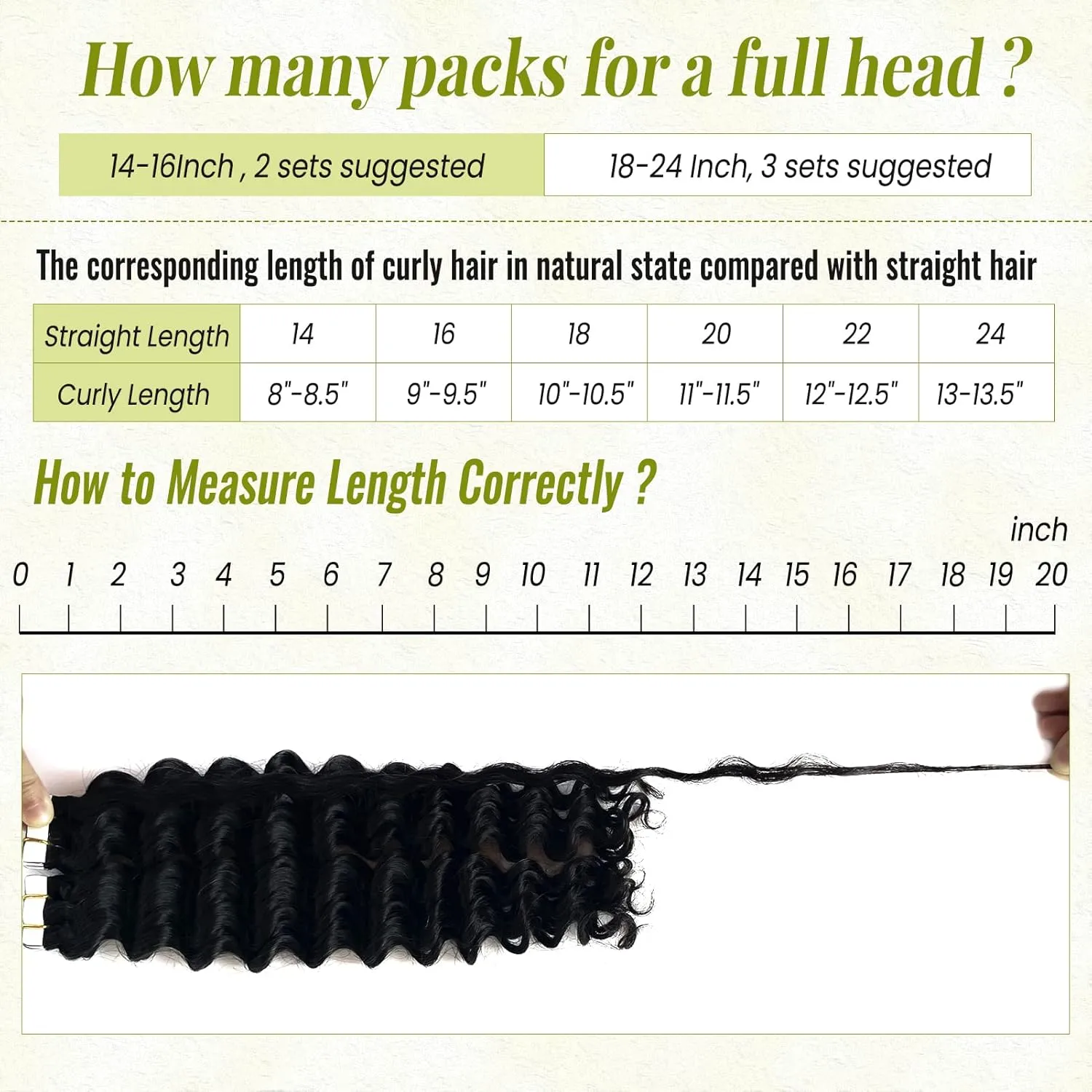 Tape in Hair Extensions Human Hair - Natural Black, 20 Pieces 50G 18Inch Double Sided for Short Hair, Real Human Hair for Black Women