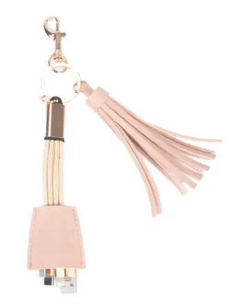 Tassel Keychain w/ Universal Chargin Cable