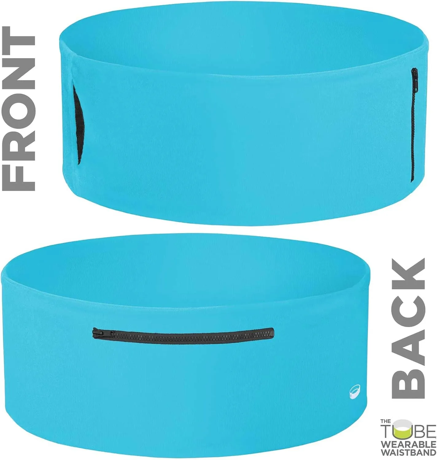 The TUBE® Waistband Official Product. Unisex Waistband with Zippers (Men, Women, Youth). Fits most current and older smartphones. Running Belt/Fanny Pack for Fitness, Travel, Money Storage and More!