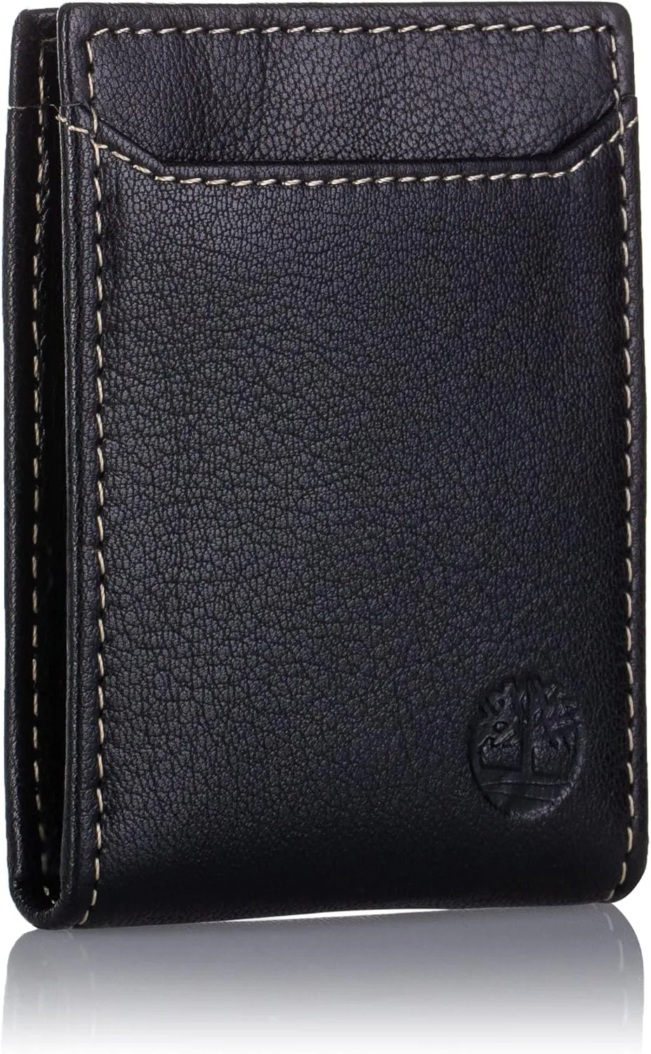 Timberland Men's Slim Leather Front Pocket Credit Card Holder Wallet