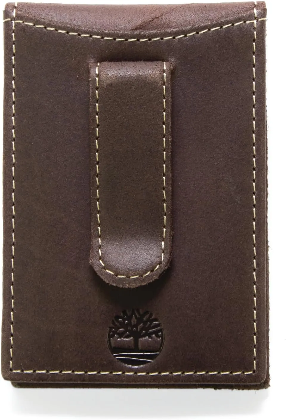 Timberland Men's Slim Leather Front Pocket Credit Card Holder Wallet
