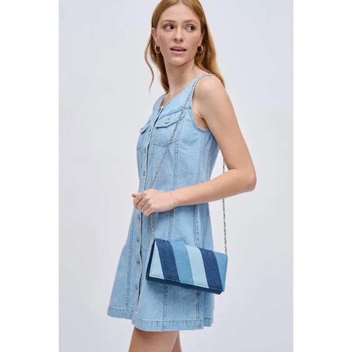 Tisa Denim Crossbody Purse