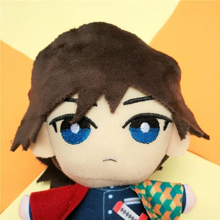 Tomioka Giyuu Plush Stuffed Q Version Action Figures Plushie Stuffed Living Room Sofa Bedroo Decoration Gift 5.9in