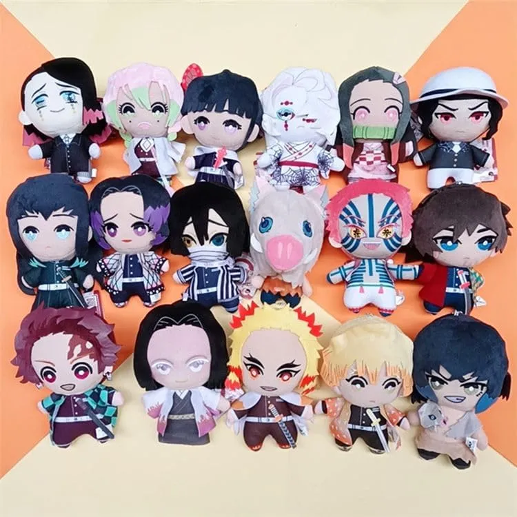 Tomioka Giyuu Plush Stuffed Q Version Action Figures Plushie Stuffed Living Room Sofa Bedroo Decoration Gift 5.9in
