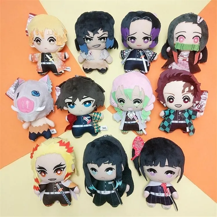 Tomioka Giyuu Plush Stuffed Q Version Action Figures Plushie Stuffed Living Room Sofa Bedroo Decoration Gift 5.9in
