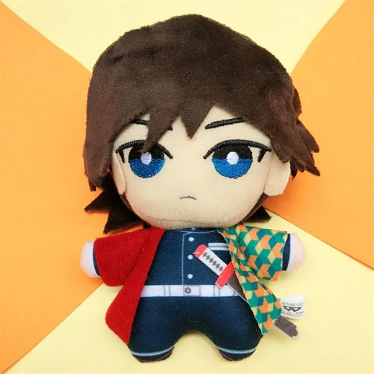 Tomioka Giyuu Plush Stuffed Q Version Action Figures Plushie Stuffed Living Room Sofa Bedroo Decoration Gift 5.9in