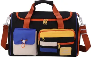 Travel Duffle Bag,Waterproof Weekender Bag Gym Bags With Shoes Compartment & Wet Compartment For Men Women,Hospital Bag