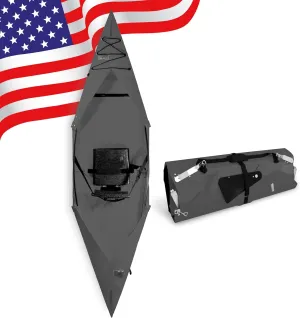 Tucktec 10' PRO Foldable Kayak - Full Size Folding Kayak - Portable Kayak for Adults - Made in USA
