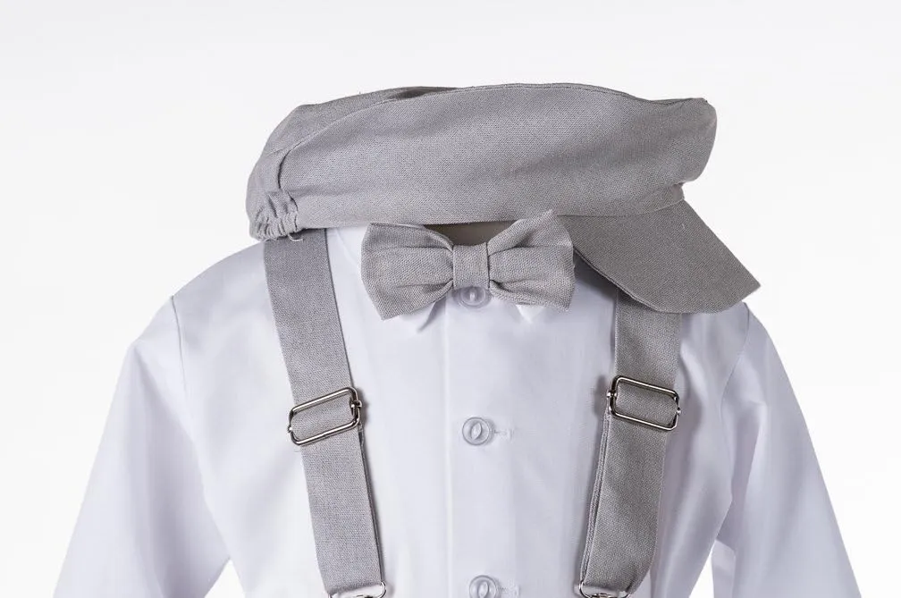Tuxgear Boys Linen Knickerbocker Outfit with Pageboy Hat