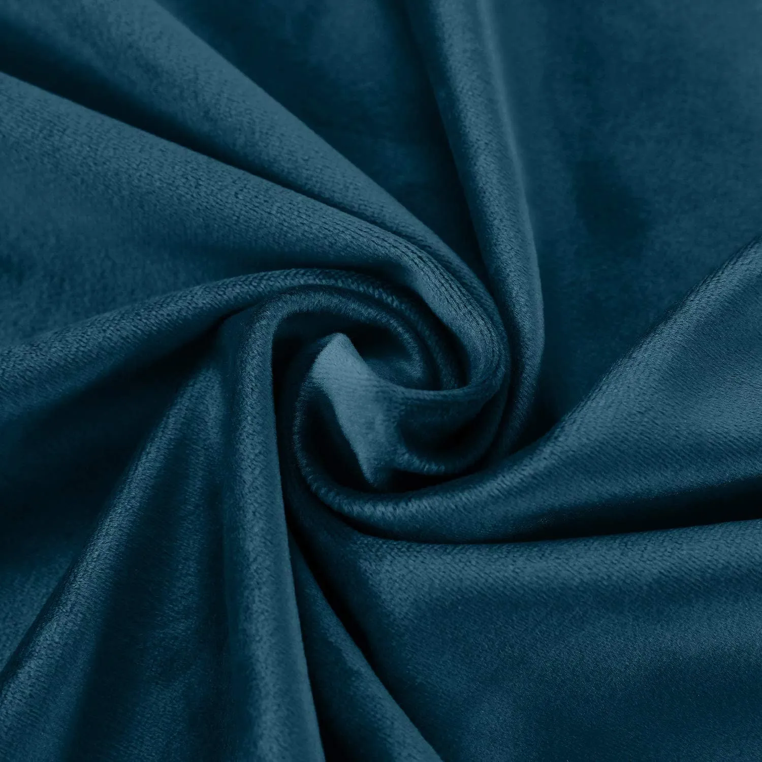 TWOPAGES 52 W x 84 L Pinch Pleat Curtain Room Darkening Velvet Curtain Drapery Panel for Traverse Rod or Track, Living Room Bedroom Meetingroom Club Theater Patio Door (1 Panel), Midnight Blue