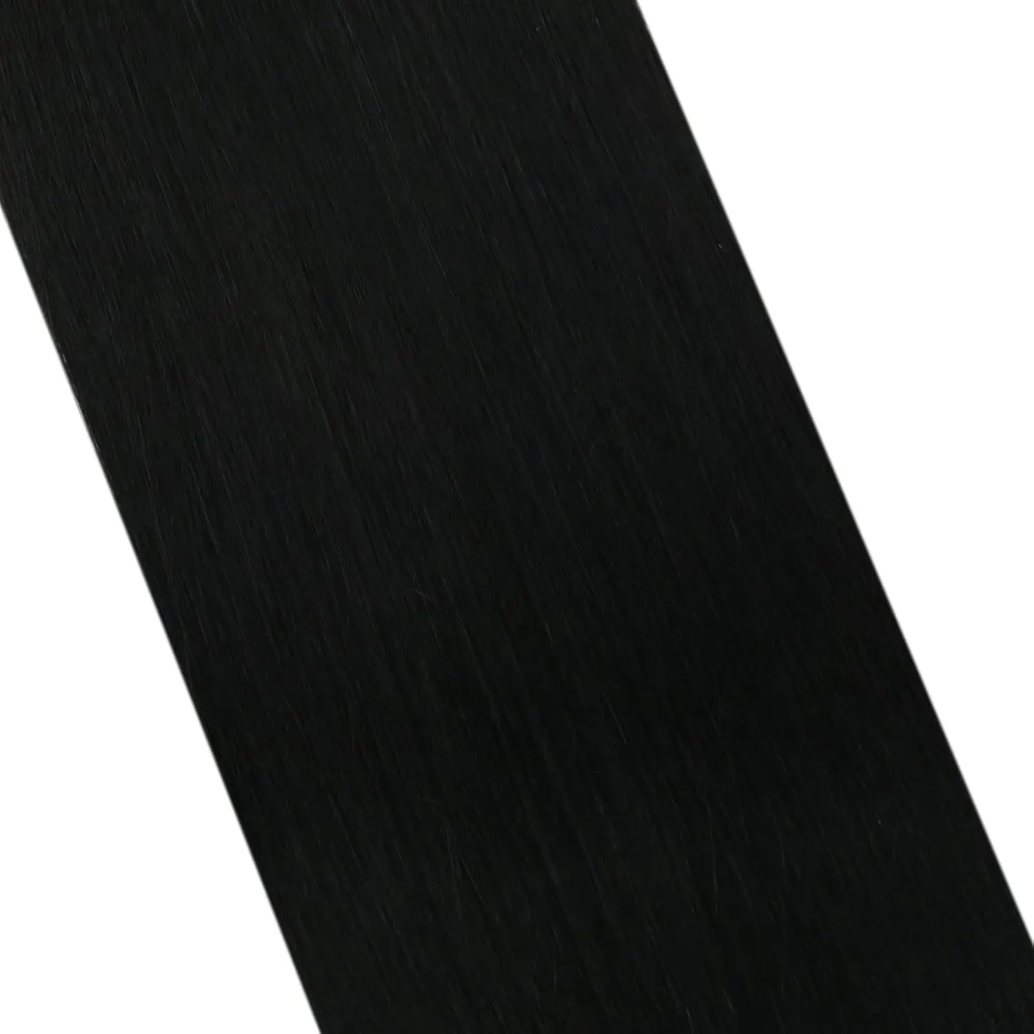 Ugeat Black Tape in Human Hair Extensions Jet Black Tape in Extensions Human Hair for Short 12 Inch Add Volume Easy to Apply for Daily 20Pcs 30G