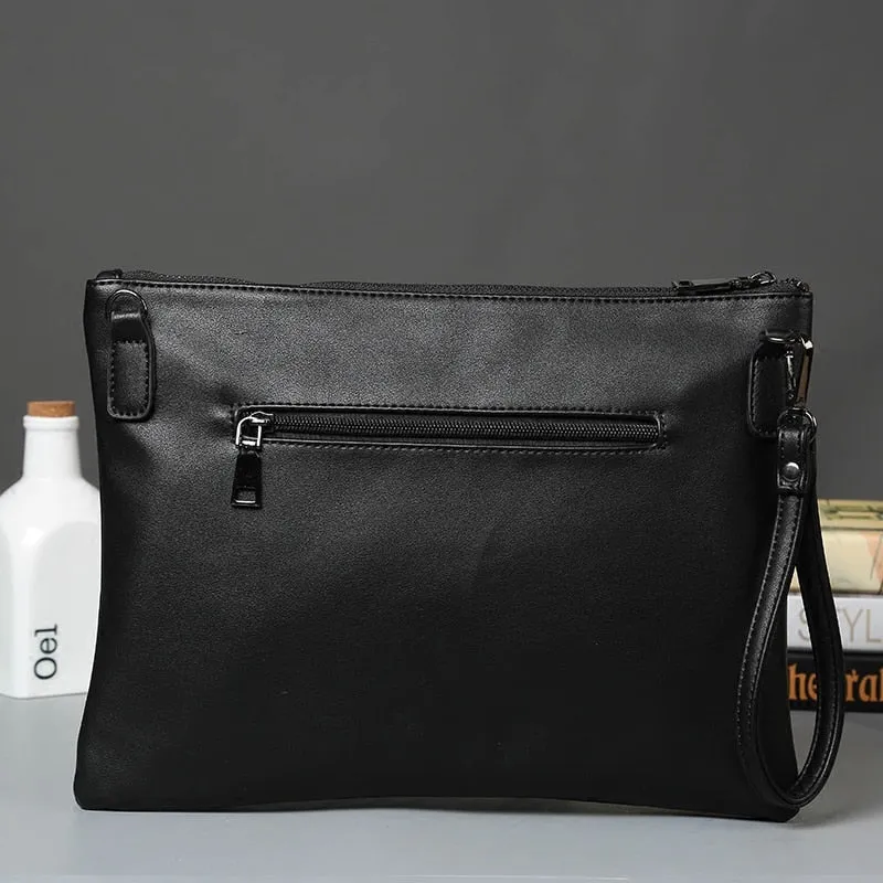 Unisex Rivet Decorated Clutch
