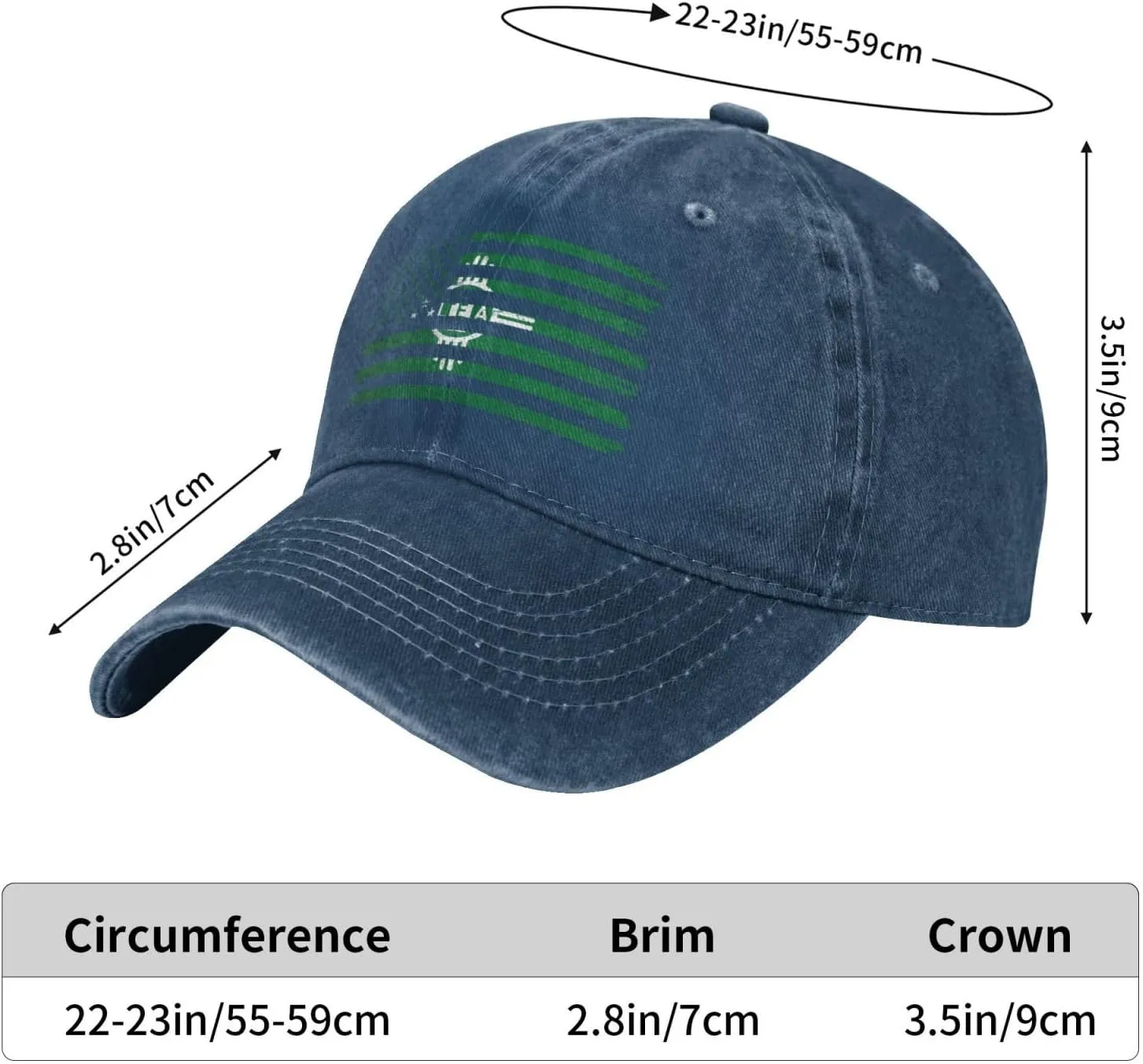 US and Flag of Lea County, New Mexico Baseball Cap for Men Women Adjustable Vintage Washed Cotton Dad Hat