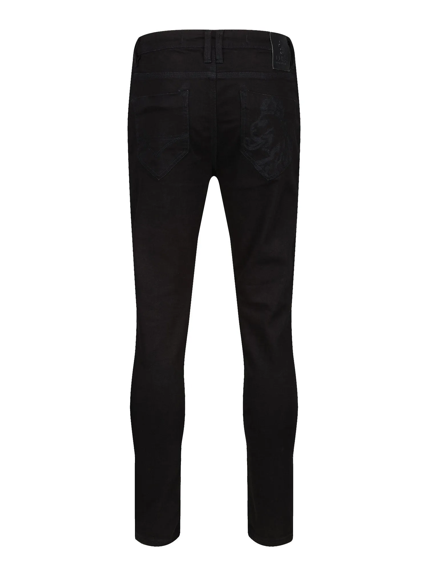 VAC SLIM FIT BLACK RINSE WASH JEANS
