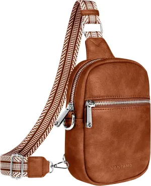 Vantamo Small Crossbody Bags for Women, Sling Bag with RFID & Anti-Pickpocket Clip, Adjustable Strap Cross Body Fanny Packs
