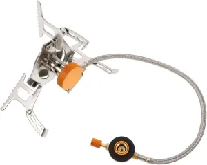 VANZACK Portable Camping Stove Foldable Gas Burner for Outdoor Cooking Metal Construction Lightweight and Versatile for Camping Hiking Bbq and Picnics