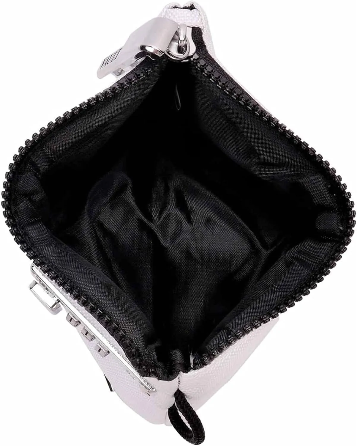 Vaultz Locking Accessories Pouch, 5x8 Inches, White (VZ03988)
