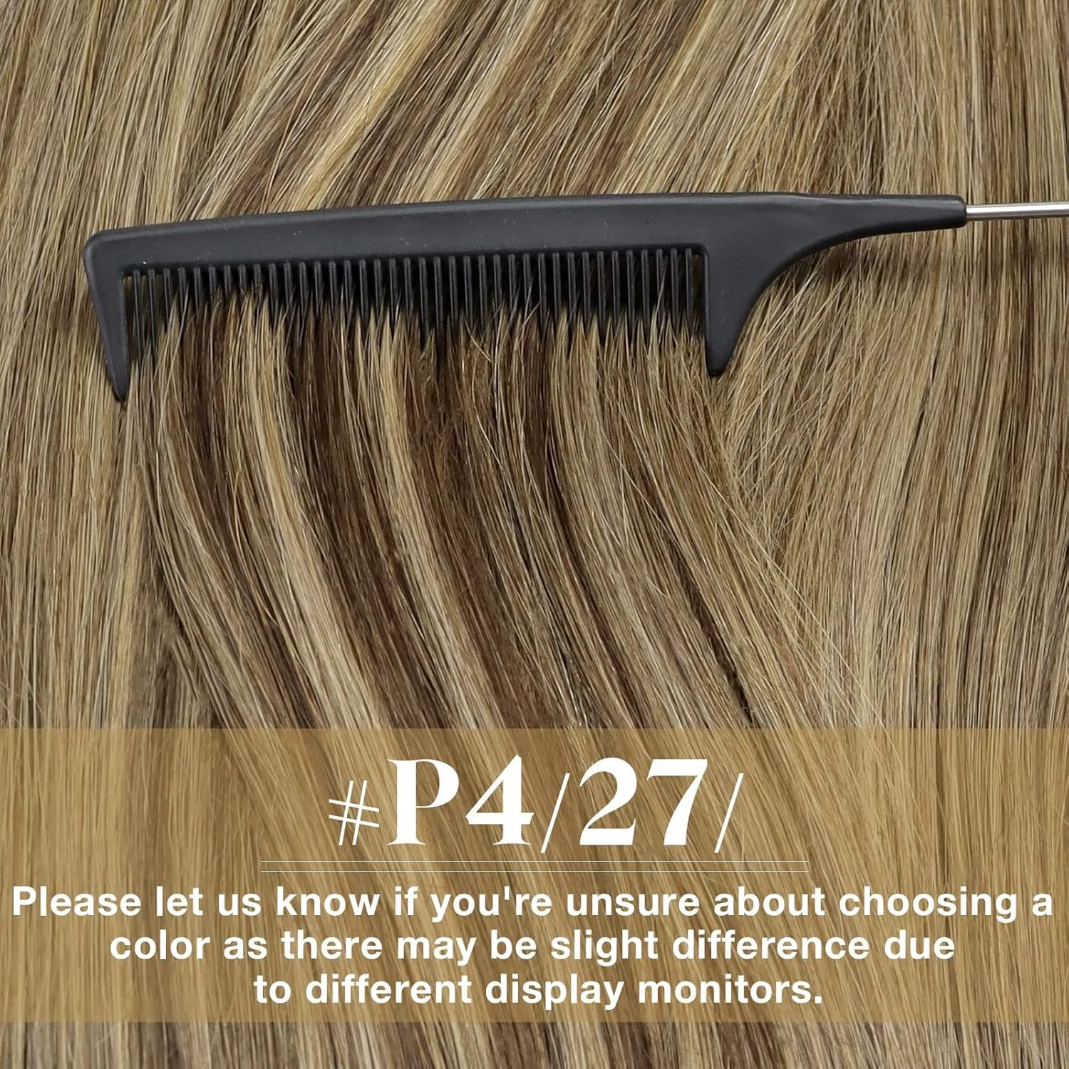 Ve Sunny Tape in Real Human Hair Extensions Invisible Hair Extensions Remy Tape in Extensions for Women Dark Brown Highlight Caramel Blonde 12 inch 20Pcs