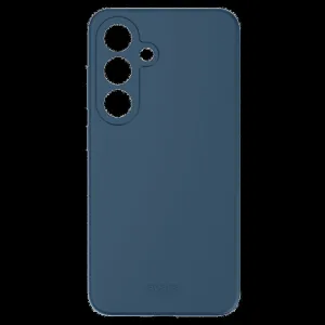 Velvet Case Compatible w/MagSafe Navy Blue for Samsung Galaxy S25