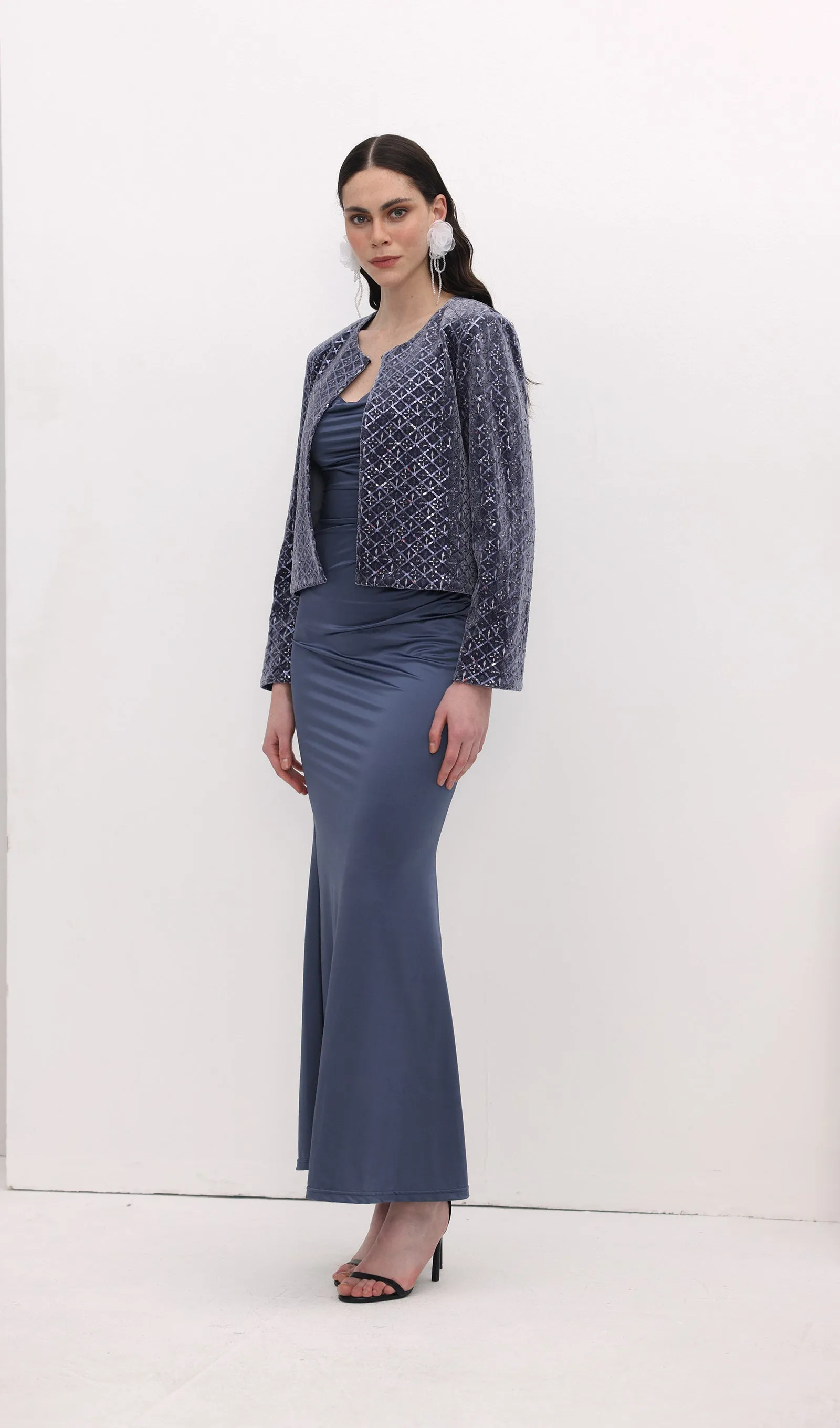 Velvet Embellished Jacket