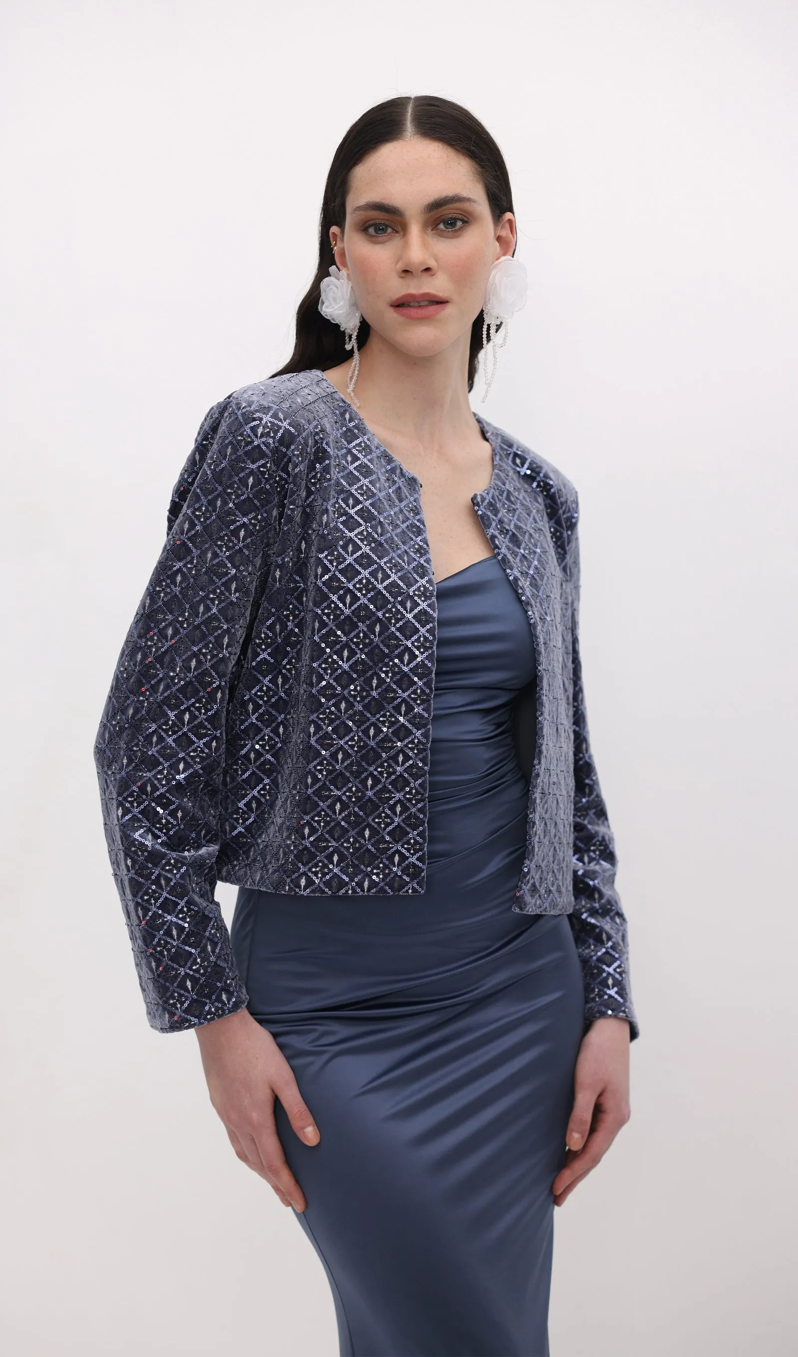 Velvet Embellished Jacket