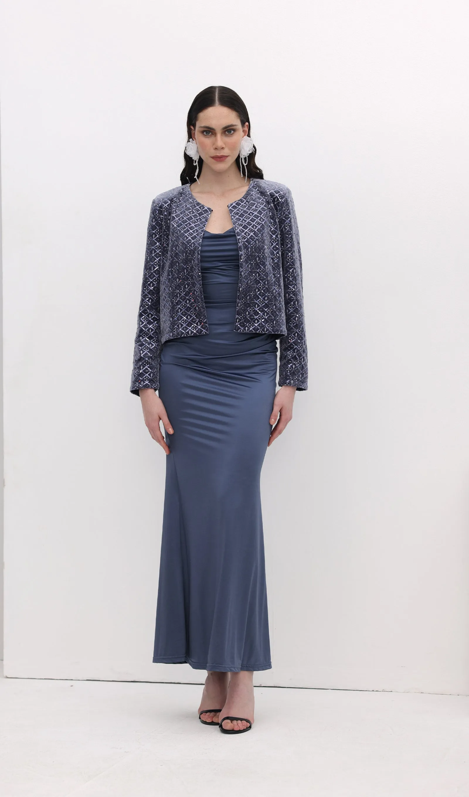 Velvet Embellished Jacket