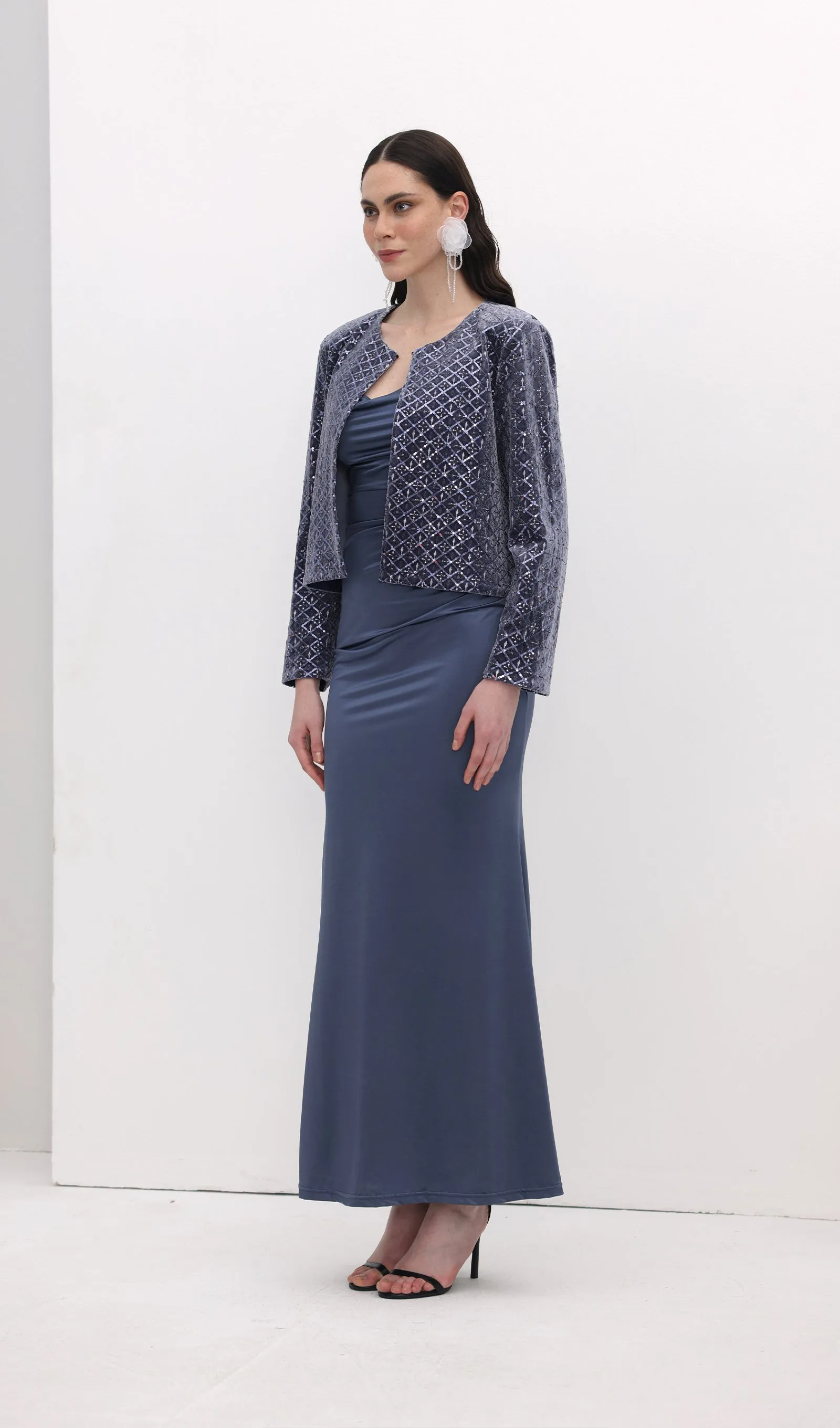 Velvet Embellished Jacket