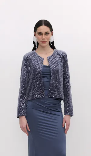 Velvet Embellished Jacket